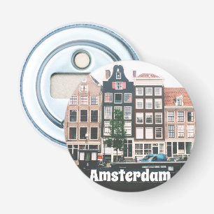 Amsterdam Travel Souvenir Bottle Opener