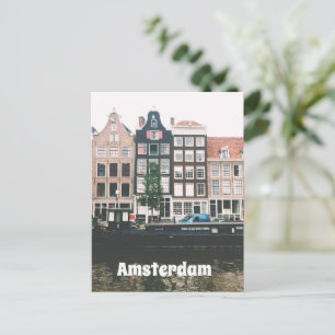 Amsterdam Travel Souvenir Holiday Postcard