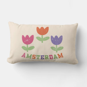 Amsterdam Tulips Lumbar Cushion