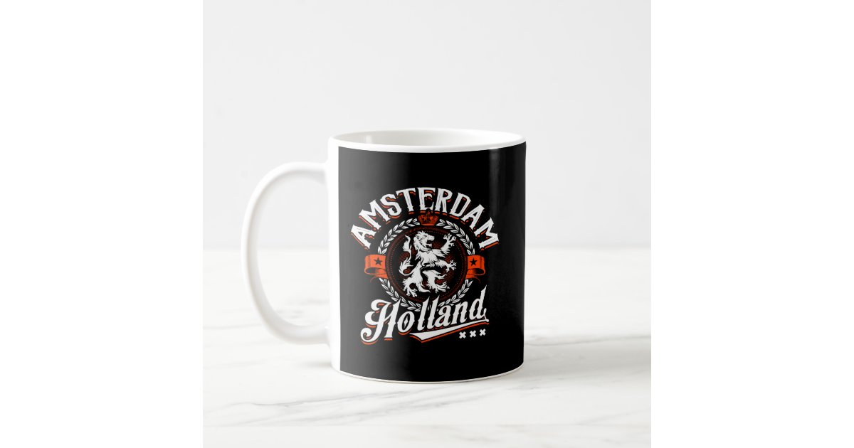 Amsterdam Vintage T-Shirt Dutch Culture Holland So Coffee Mug | Zazzle