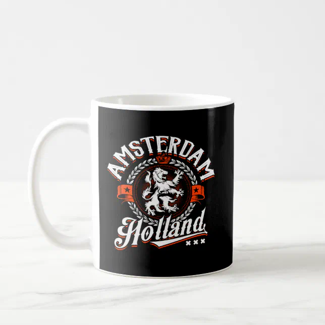 Amsterdam Vintage T-Shirt Dutch Culture Holland So Coffee Mug | Zazzle