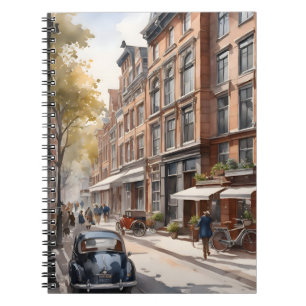 Amsterdam watercolor painting notebook