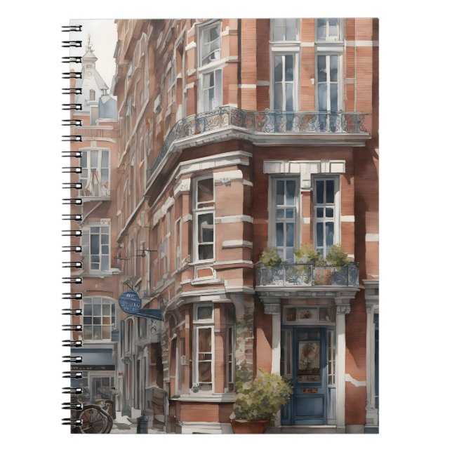 Amsterdam watercolor painting notebook (Front)