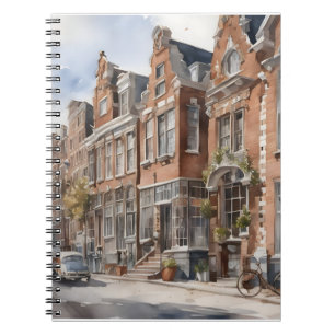 Amsterdam watercolor painting notebook
