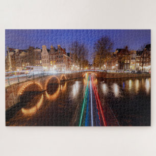 Amsterdam Waterways Jigsaw Puzzle Netherlands
