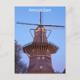 Amsterdam Windmill Postcard