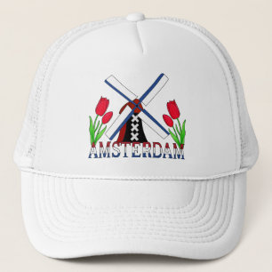 Amsterdam Windmill Trucker Hat