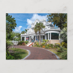 Amsterdam's Curry Mansion in Key West Postcard