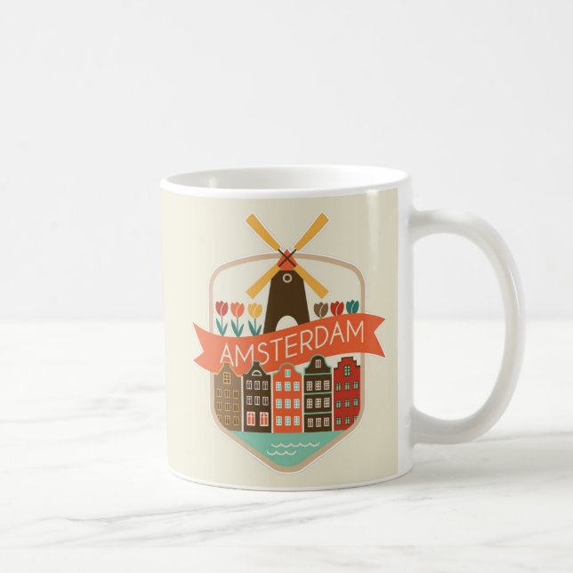 Amsterdam's Windmills Mug (Right)