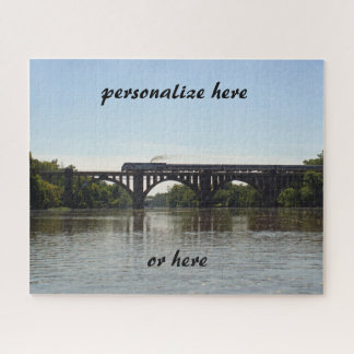 Amtrack Train Crossing Rappahannock River Jigsaw Puzzle
