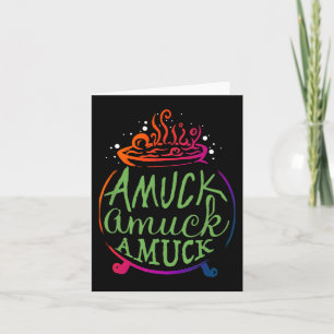 Amuck Amuck Amuck Fun Witch Halloween Gift Card