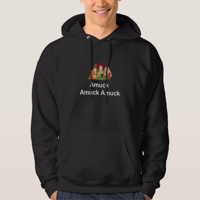 Amuck Amuck Amuck Minimalist Hoodie (Front)