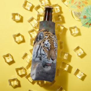 Amur tiger bottle cooler