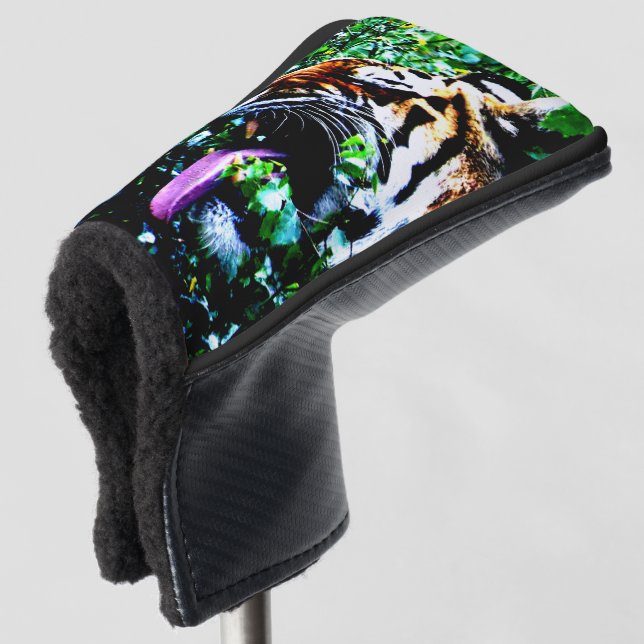 Amur Tiger pccna Golf Head Cover (3/4 Front)