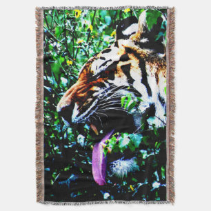 Amur Tiger tbcnm Throw Blanket