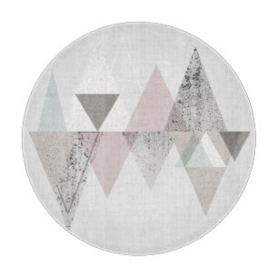 Amuse II   Geometric Modern Cutting Board