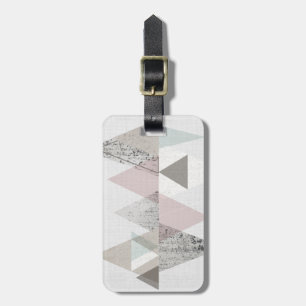 Amuse II Geometric Modern Luggage Tag