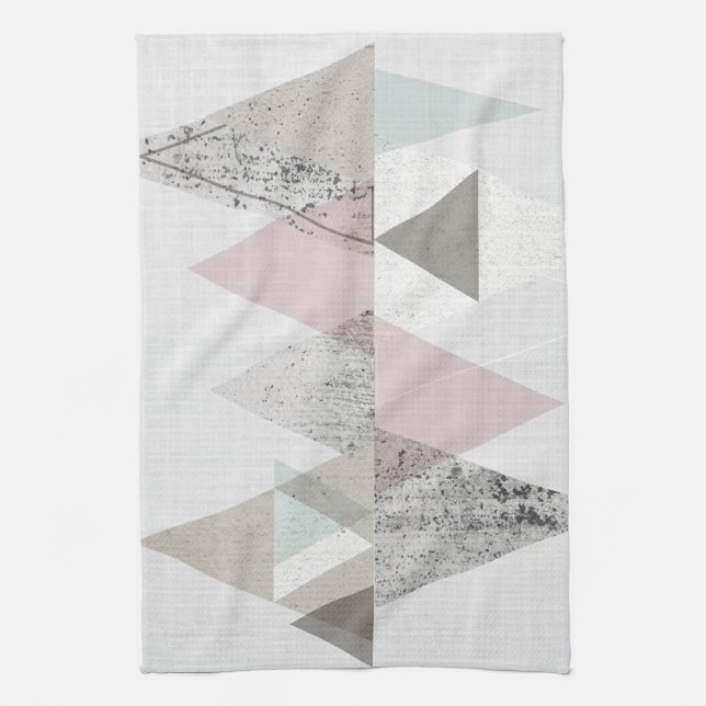 Amuse II | Geometric Modern Tea Towel (Vertical)