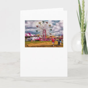 Amusement - Ferris Wheel Fun Holiday Card