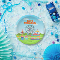 Amusement Park Funfair Childs Birthday Party