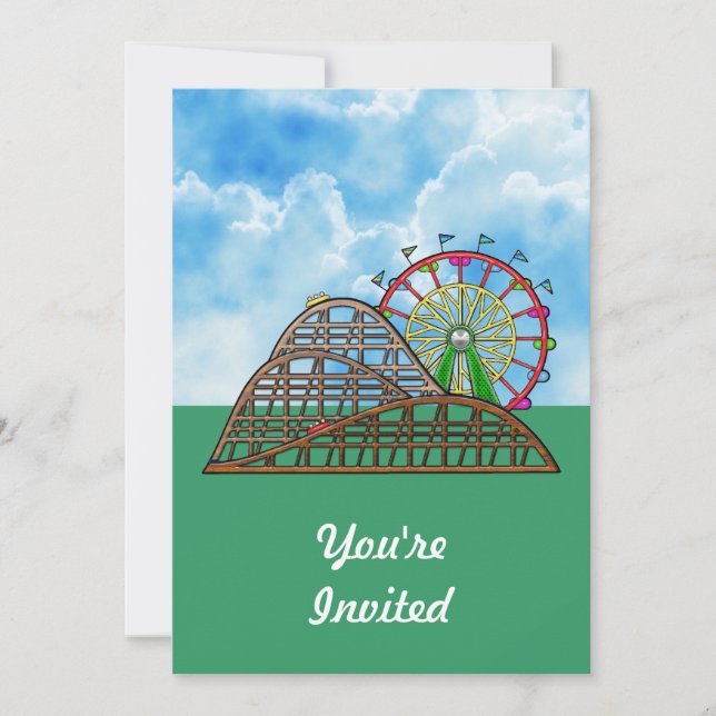 Amusement Park Invitation (Front)