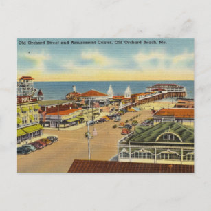Amusement Park, Old Orchard Beach, Maine Postcard