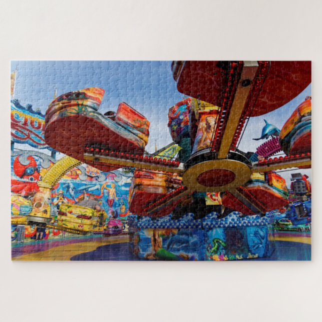 amusement park puzzle (Horizontal)