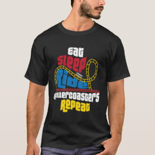 Amusement Park Rides Funny Roller Coaster Hoodie K T-Shirt