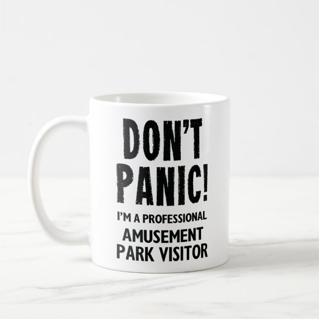 Amusement Park Visitor Coffee Mug (Left)