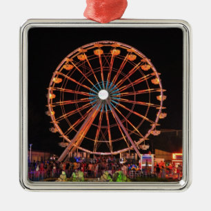 Amusement park wheel metal tree decoration