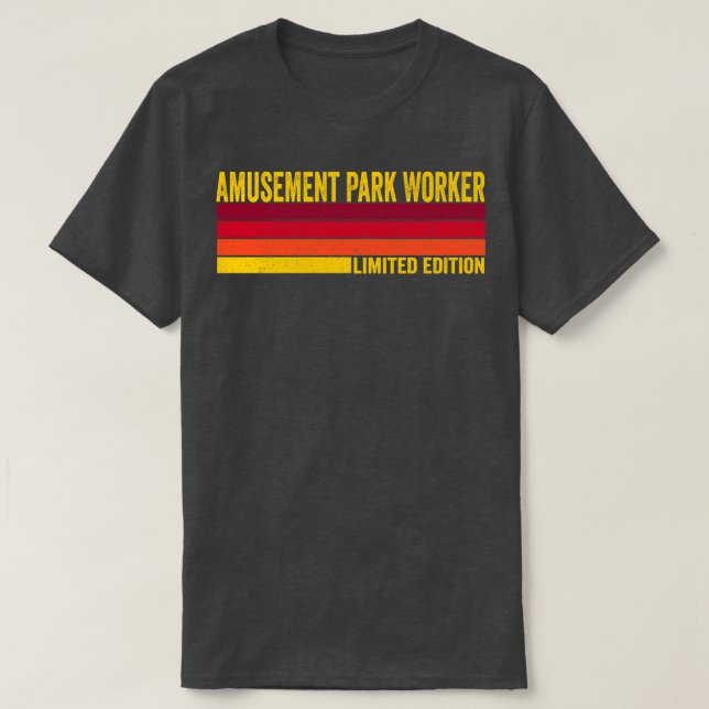 Amusement Park Worker T-Shirt (Design Front)