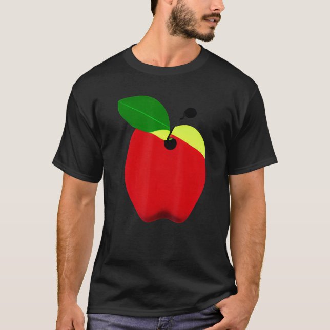 amusing Apple vegetarian 1 T-Shirt (Front)