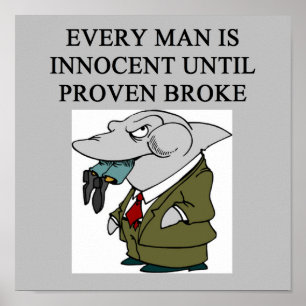 amusing lawyers / attorneys design poster