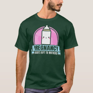 Amusingly Thankful Loveable Pregnancy Quote  T-Shirt