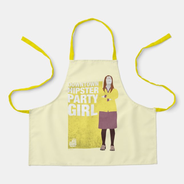 Amy | Downtown Hipster Party Girl Apron (Front)