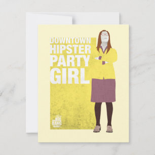 Amy   Downtown Hipster Party Girl Card