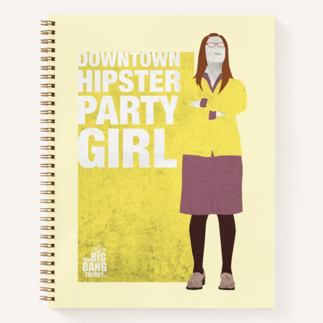 Amy | Downtown Hipster Party Girl Notebook (Front)