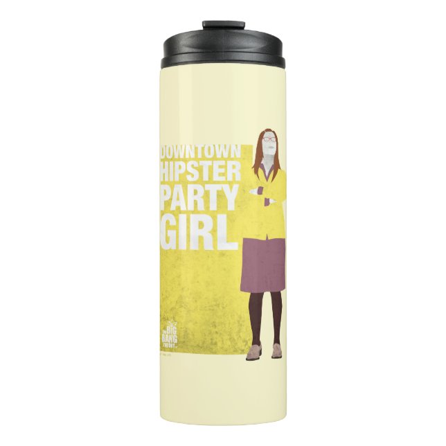Amy | Downtown Hipster Party Girl Thermal Tumbler (Front)