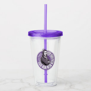 Amy Farrah Fowler Info Graphic Acrylic Tumbler