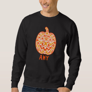 Amy Halloween Sugar Skull Sweatshirt