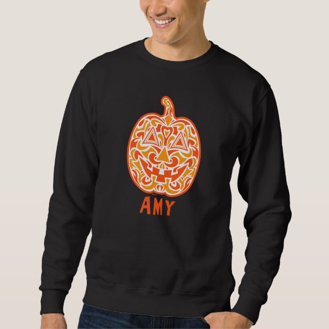 Amy Halloween Sugar Skull Sweatshirt (Front)