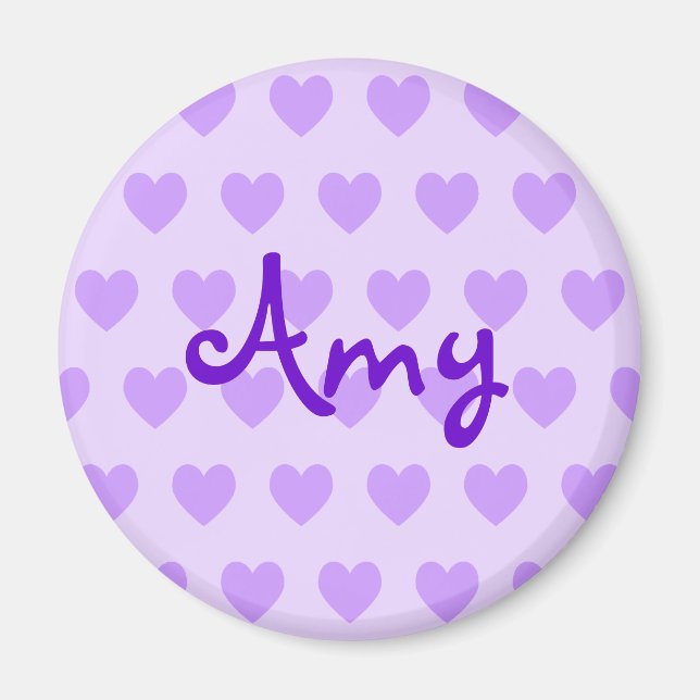 Amy in Purple Magnet (Front)