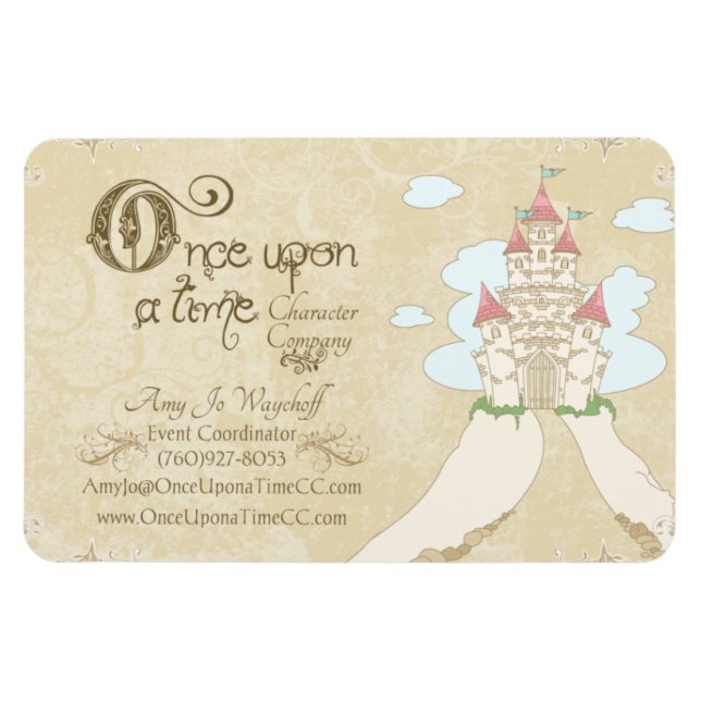 Amy Jo Business Card Flexi Magnet (Horizontal)