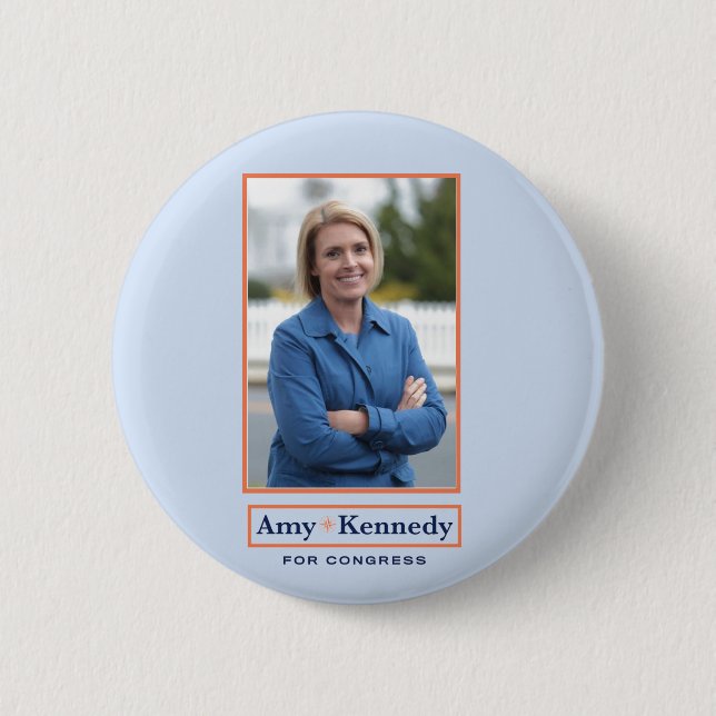 Amy Kennedy for Congress 2020 6 Cm Round Badge (Front)
