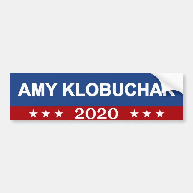 Amy Klobuchar 2020 Bumper Sticker (Front)
