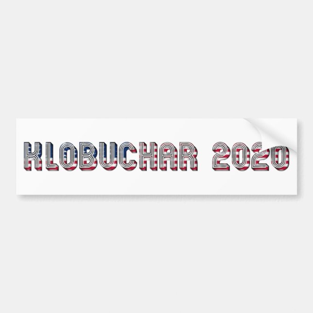 Amy Klobuchar Presidential Candidate 2020 Bumper Sticker (Front)