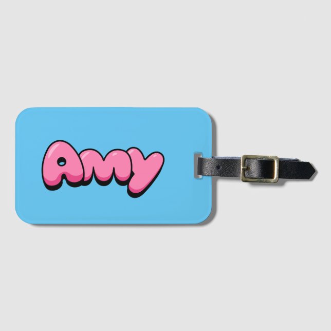Amy Luggage Tag (Front Horizontal)