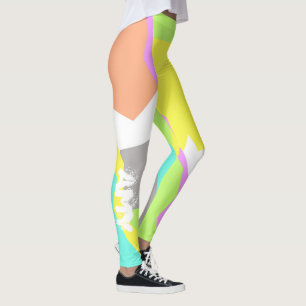 Amy Pastel Colours Positive Vibes Leggings