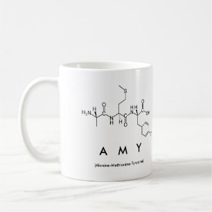 Amy peptide name mug