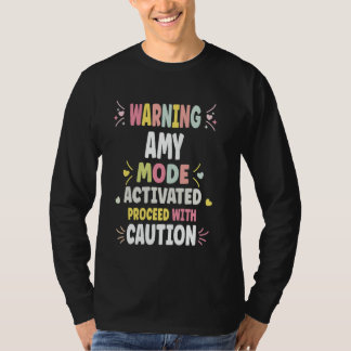 AMY Personalised Women's Gift Custom AMY T-Shirt